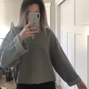 UO Jax Inside Out Notch Neck Top